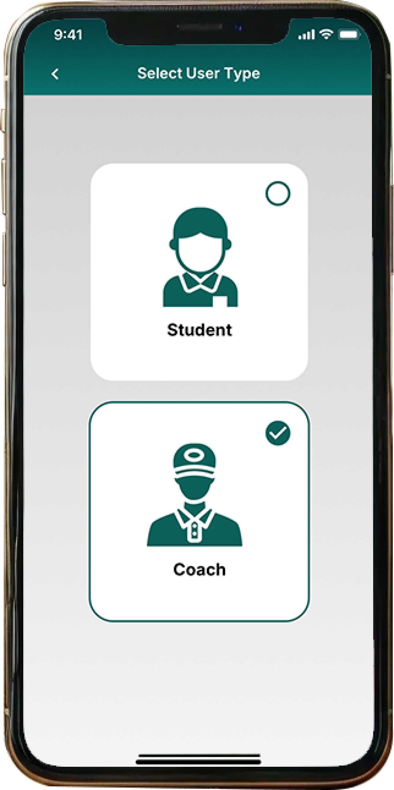 App screen